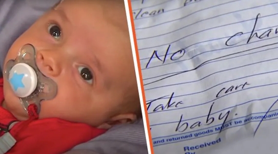 Un couple achète une chaudière juste après la naissance de son fils et s'étonne de voir figurer sur la facture une note concernant leur bébé